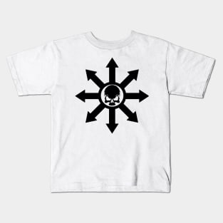 Mark of Chaos Black Kids T-Shirt